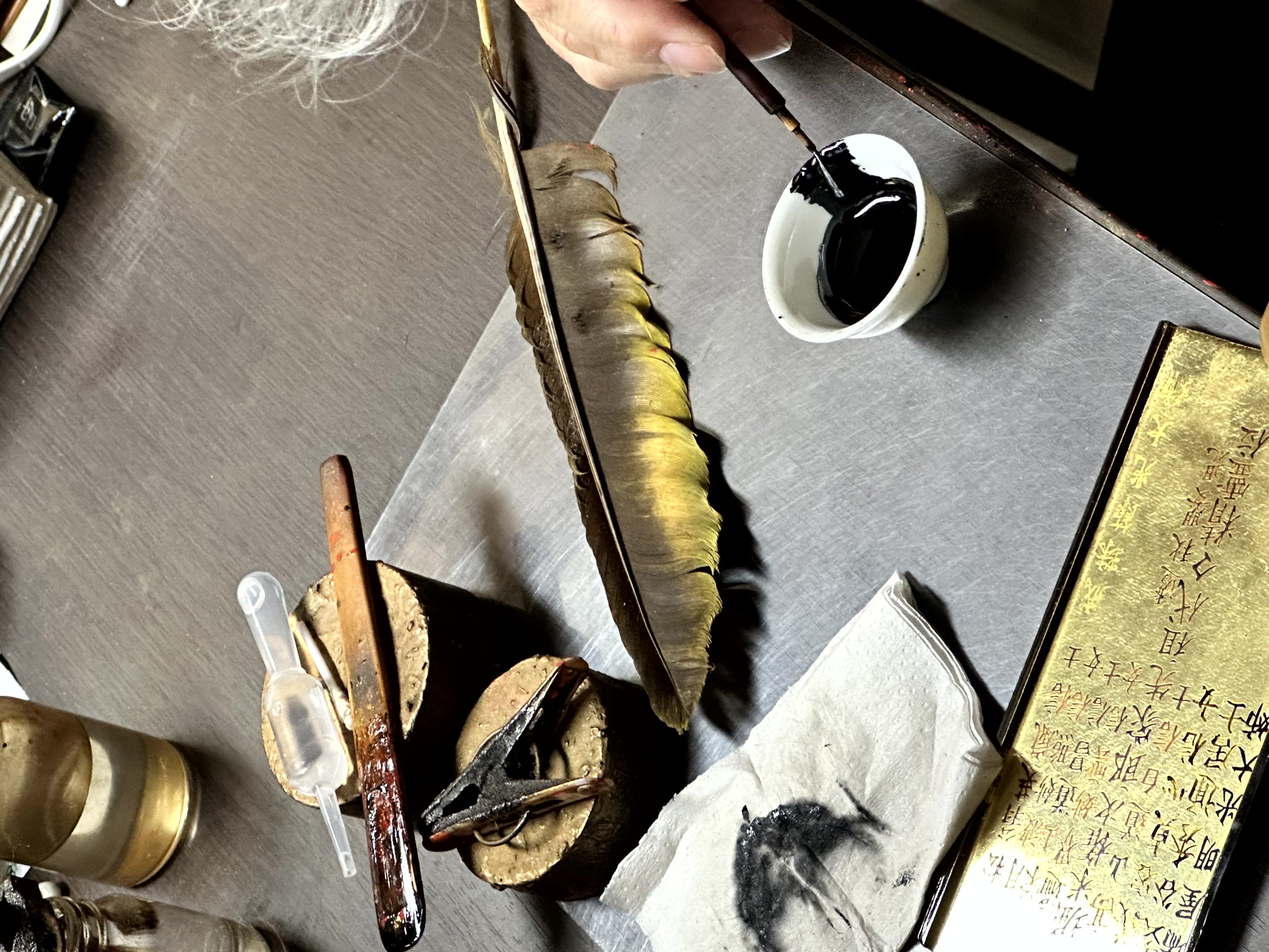 職人の作業机と道具